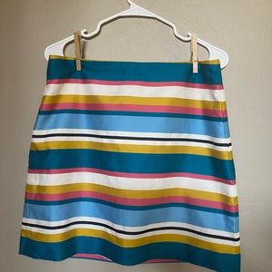Striped mini skirt